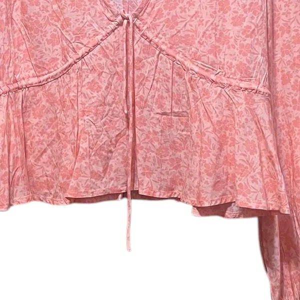 Billabong Time‎ Goes By Long Sleeve Blouse Top Size Large - Image 5