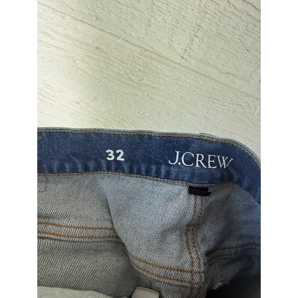 J.Crew Re-Imagined 96 Slim Wide Leg High Rise Indigo Jeans RF-96-IDG Size 32 - Image 5