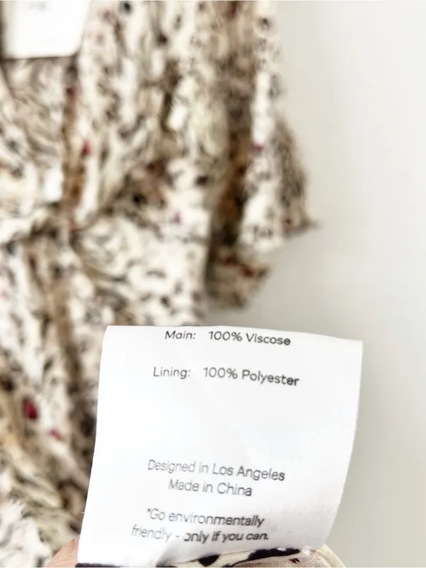Fame & Partners Animal Print Mix Champagne Satin The Sayge Maxi Dress - Image 7