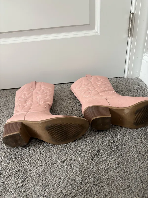 Charles Albert Pink cowboy boots - Image 5
