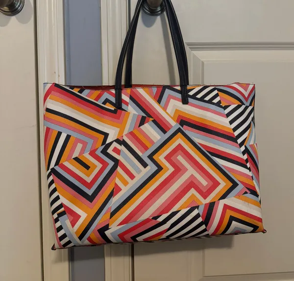 Tory Burch Colorful Tote Bag Purse - Image 3