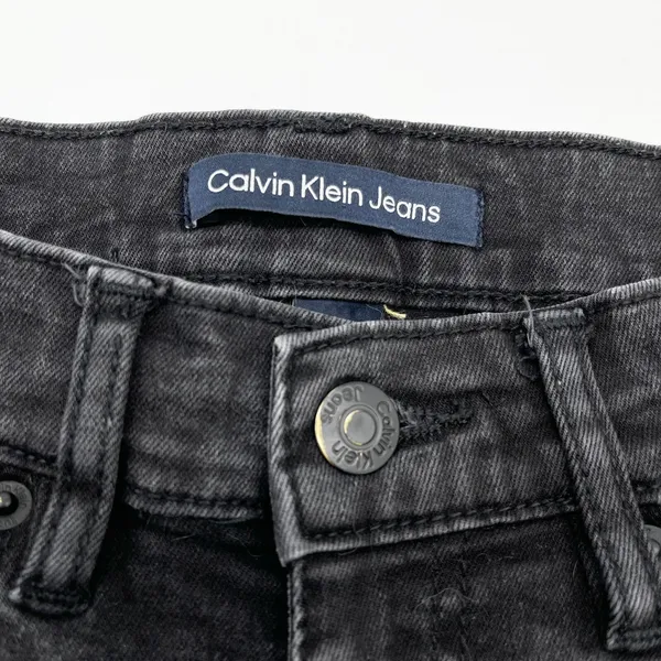 Calvin Klein Womens Jeans Size 4 High Rise Jegging Black Classic Minimal Stretch - Image 5