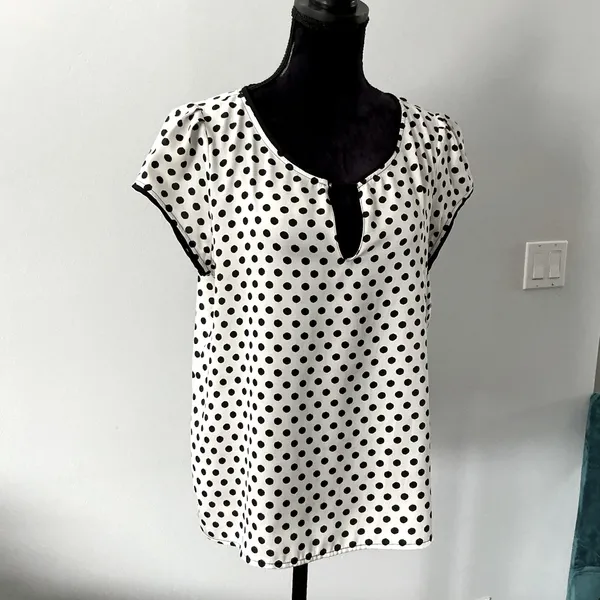 ZARA Pretty polka dot top🖤🤍🖤 - Image 2
