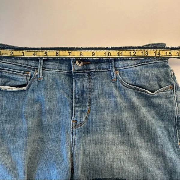 Levi’s 545 Low Waist Straight Leg Jeans Light Wash Size 8 - Image 6