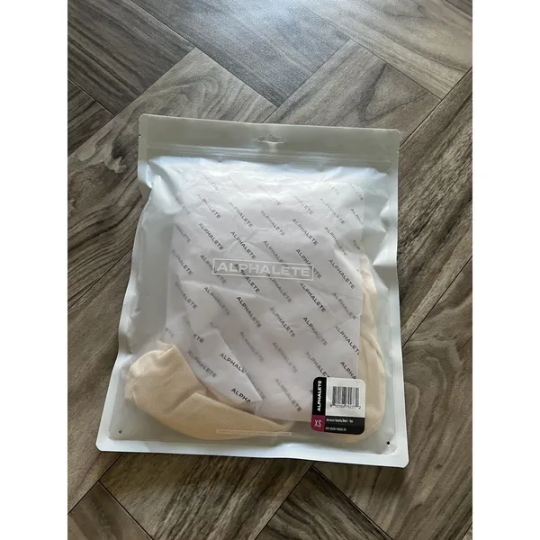 NEW Alphalete Woman’s Varsity Short - Tan ,size XS - Image 10