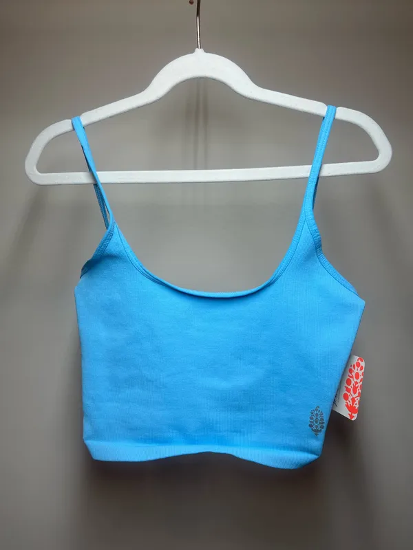 Free people Blue crop top Brand new with tags #cropped #summer - Image 2