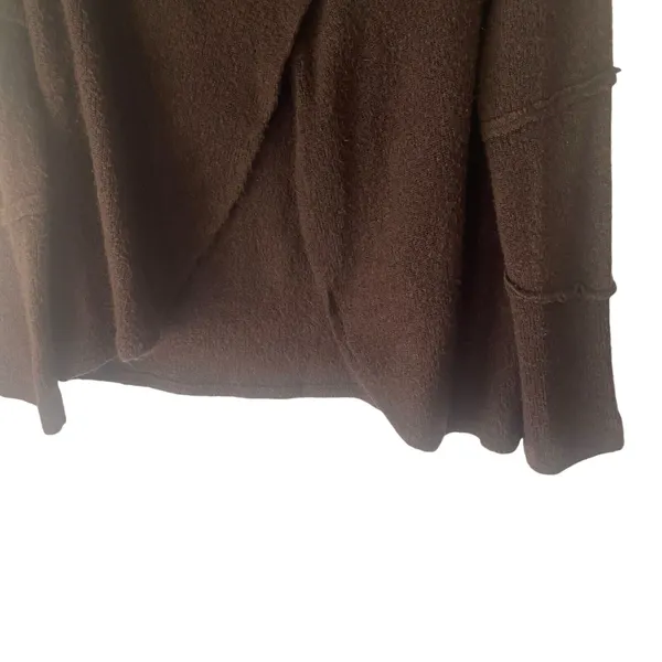 True Grit Women's Size Large Brown Chunky Button Hippie‎ Knit Sweater - Image 3