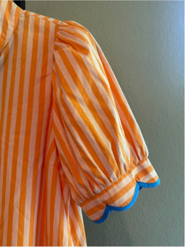 Entro Women's Kendall Dress in Orange Size S - Image 5