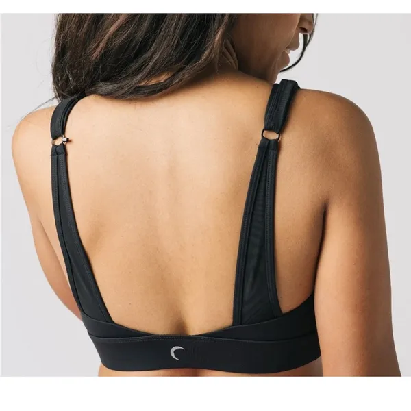Ziya Active‎ One More Rep Black Adjustable Mesh Bra Size Medium - Image 3