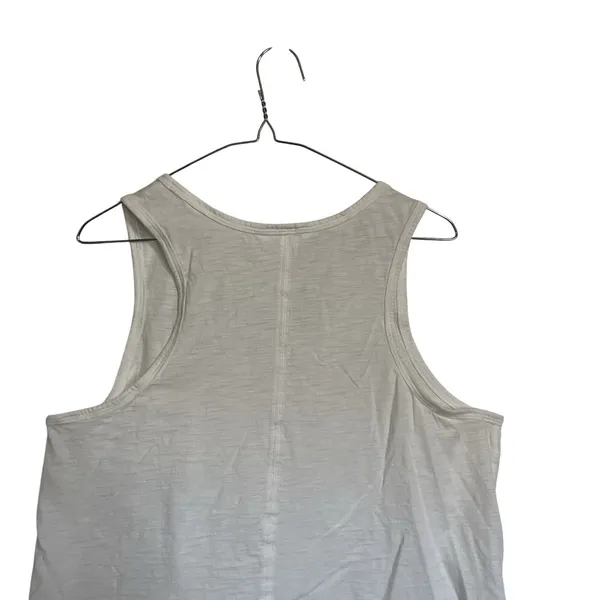 Athleta White Cotton Tank Top Womens Size XL‎ Lightweight Basic Casual - Image 8