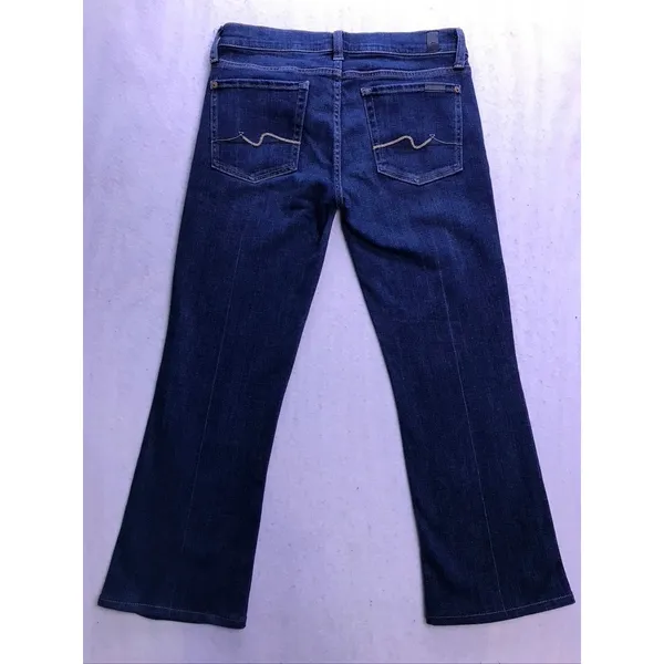 7 For All Mankind Jeans Womens 29 Blue Bootcut Denim Casual - Image 10