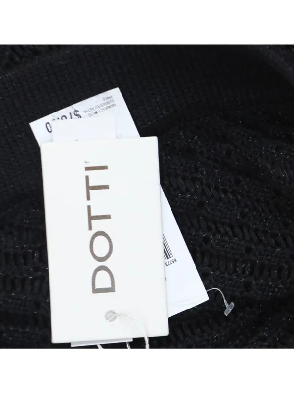 NWT Dotti Womens Crochet Side-Tie Cover-up Maxi Skirt 85273 Black S - Image 9