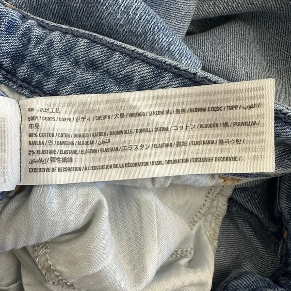 Hollister Curvy Ultra High Rise Dad Jeans 13R W31 L31 Distressed Straight‎ Leg - Image 10