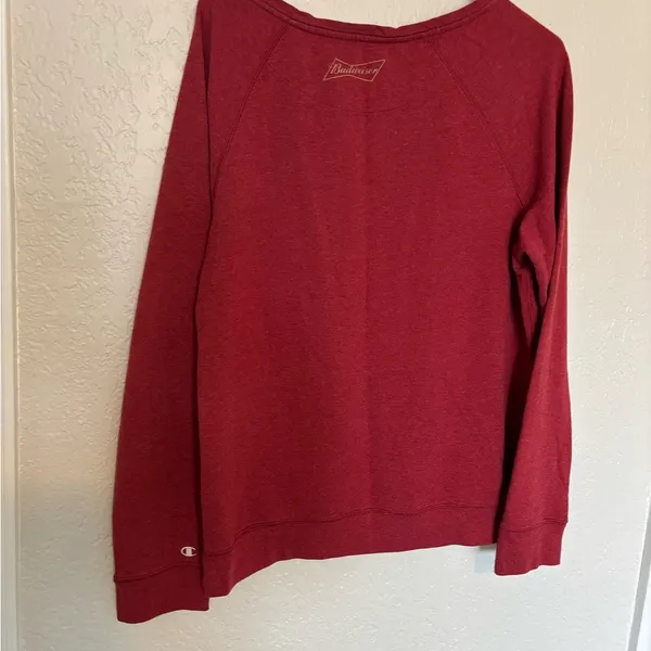 Champion Maroon Sweatshirt with Gold Accents - Image 9
