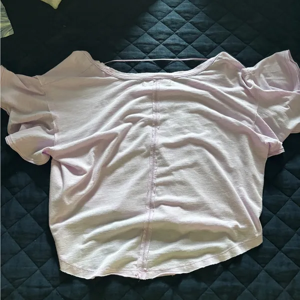 Free People Light Purple Crop Top - Image 3