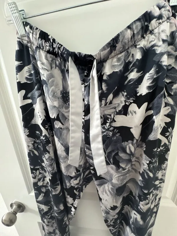Victoria's Secret Satin Floral Drawstring Pajama Pant - Image 2