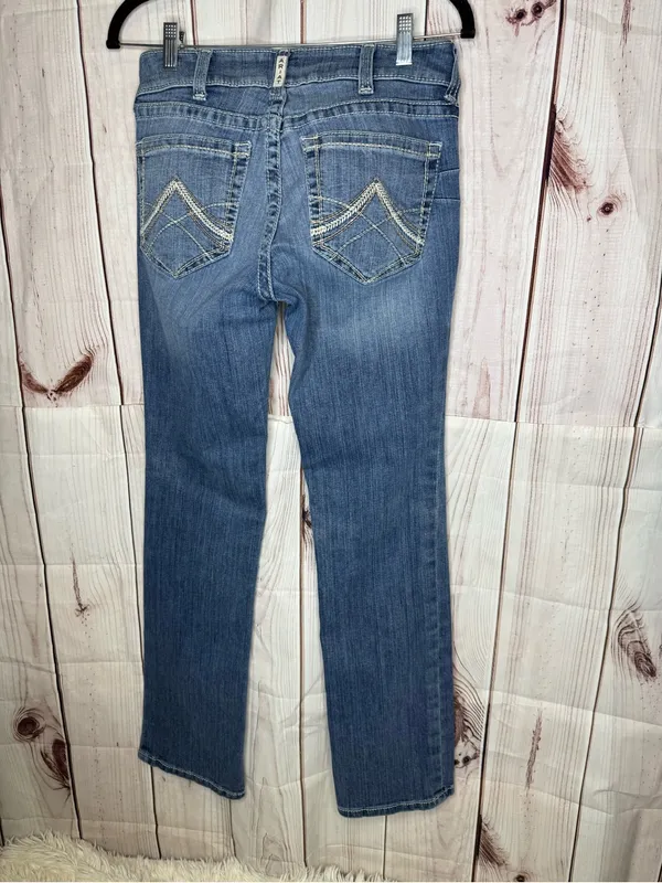 ARIAT Mid Rise Straight Icon Jeans - Image 3