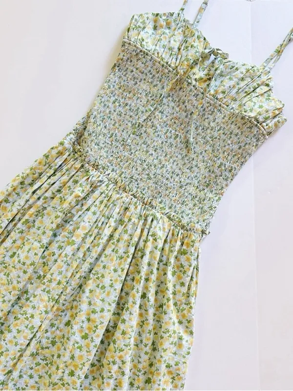 Free People Lavender Daze Days Midi Smocked Dress - Image 2