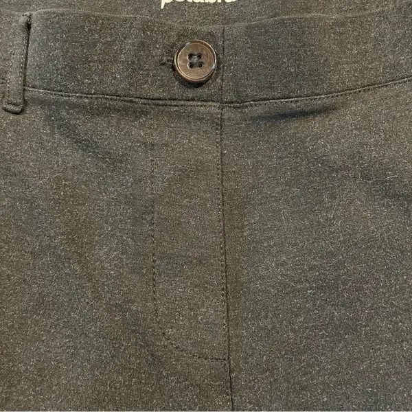 Betabrand Classic Dress Pant Bootcut Pull On Yoga Pant in Charcoal Grey Medium - Image 5