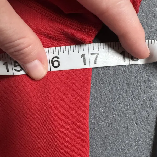 Mountain Hardwear Shirt Womens Small Red Short Sleeve Raglan‎ Performance - Image 6