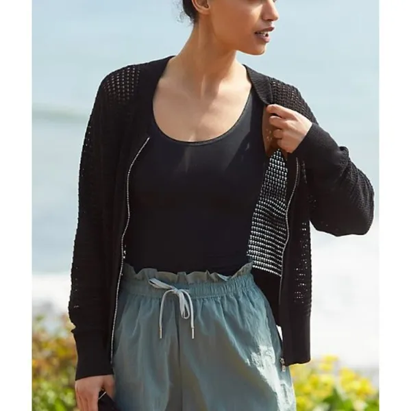 Varley Cameron Zip Cardigan Sweater Sz. S - Image 2