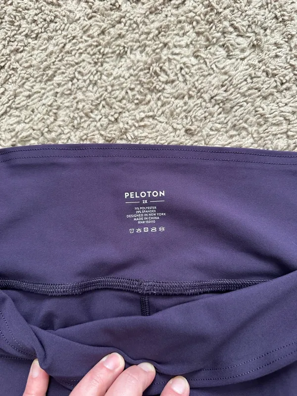 Peloton Cadent Leggings Womens Size 2X Plum Purple - Image 8