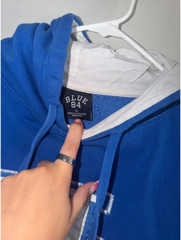 Blue 84 UK Hoodie - Image 3