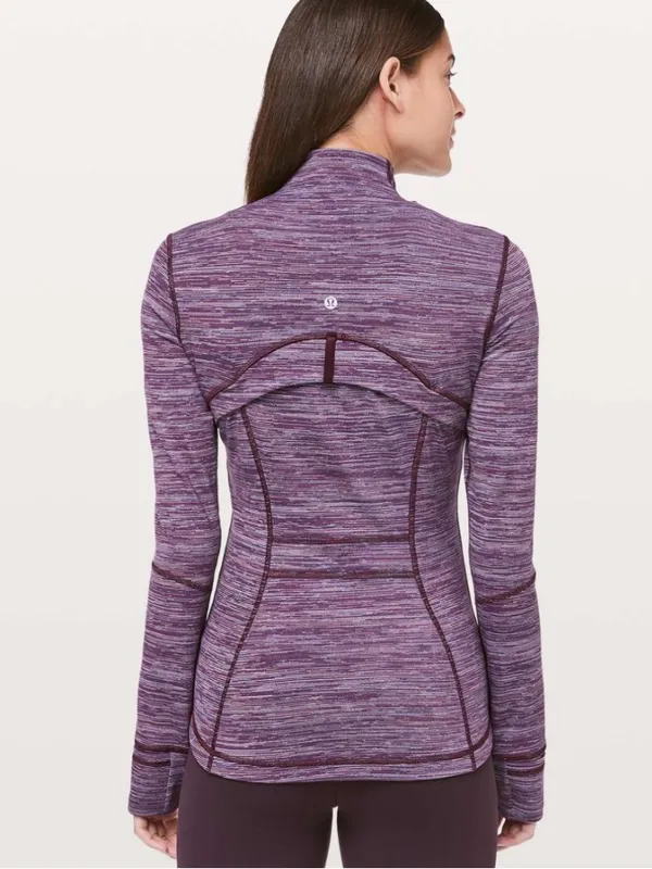 Lululemon Define Jacket
Edged Stripe Jacquard Blueprint Royal‎ Ruby - Image 2