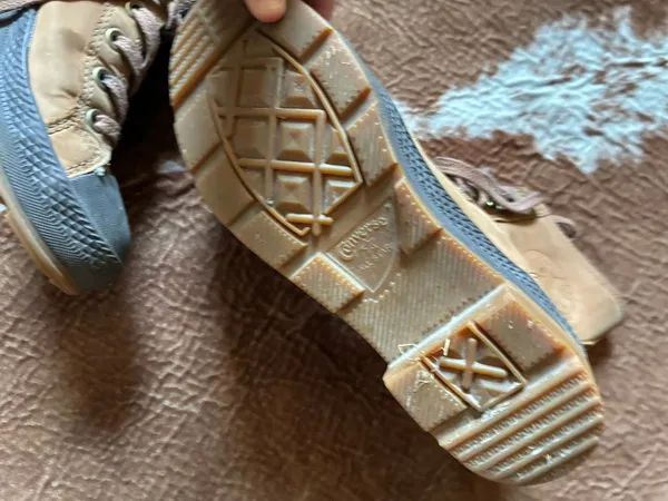 Converse combat / rain boot style lace up shoes size 7.5 I bought these back in 2017 uses so I'm pretty sure they are an older style! - Image 4