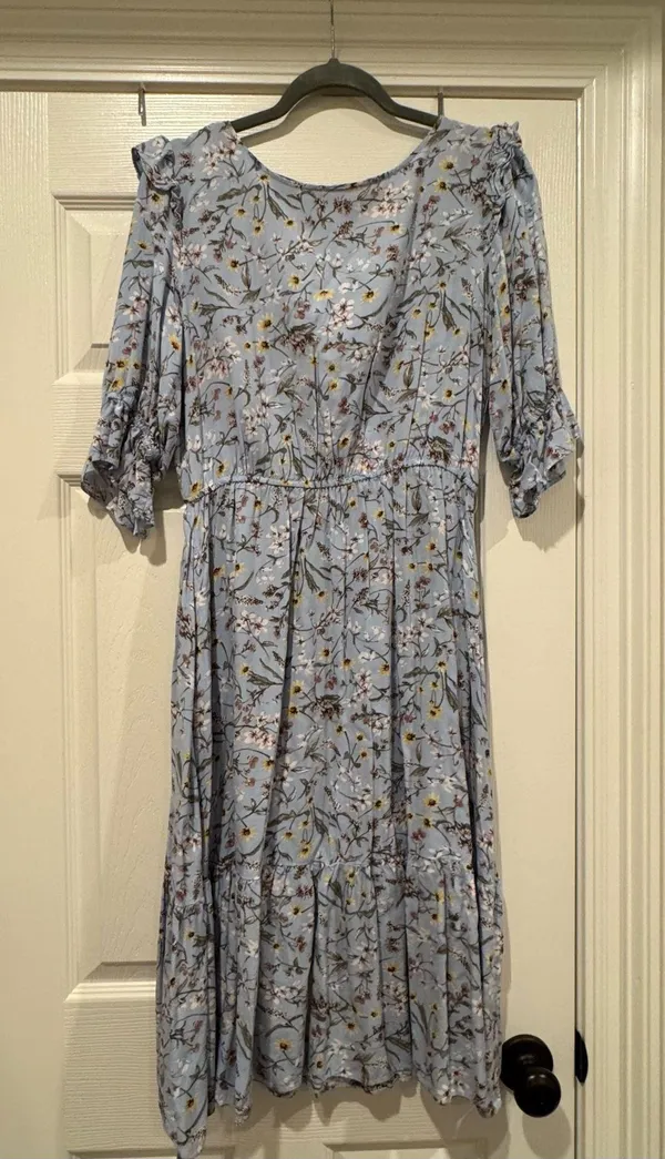 Midi Dress Blue Size M - Image 2