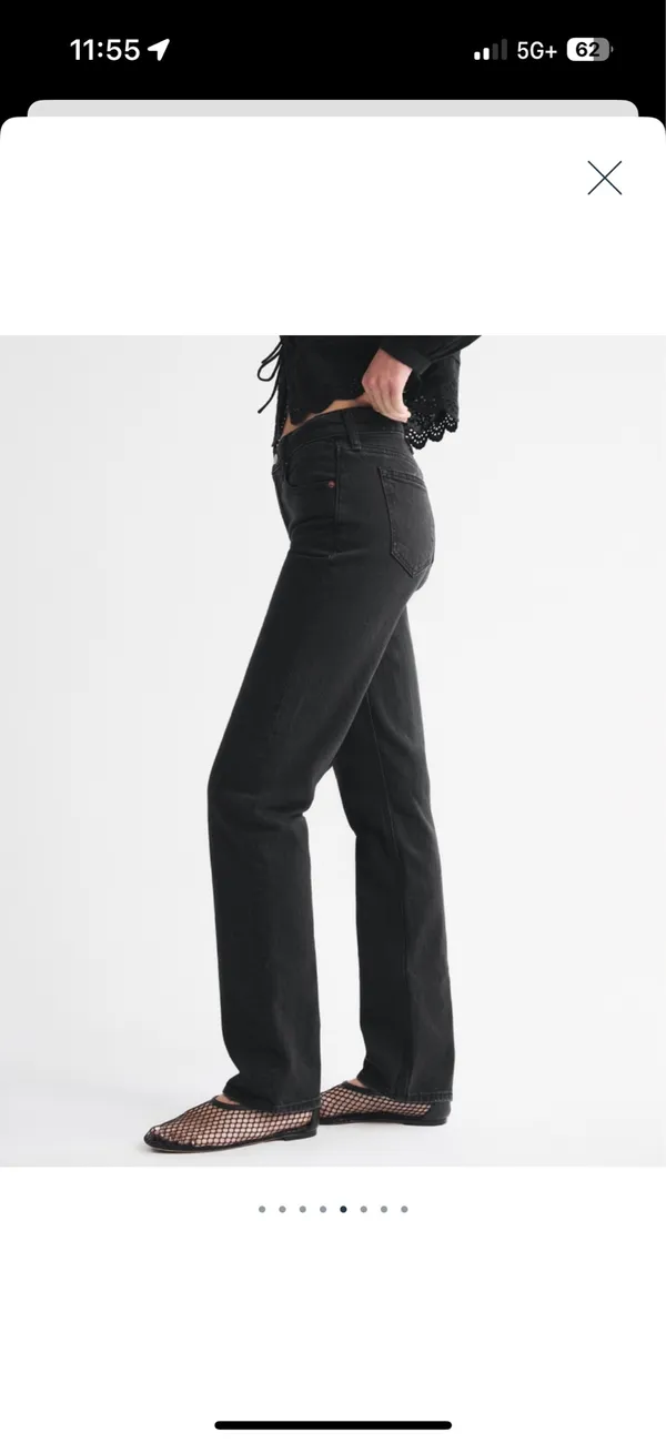 Abercrombie Mid-Rise Jeans Straight - Image 3