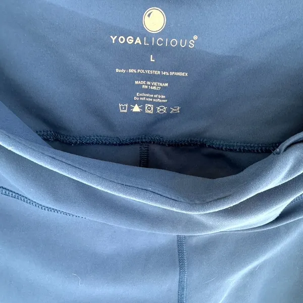 Yogalicious | Yoga Pants | Slate Blue | Size L - Image 6