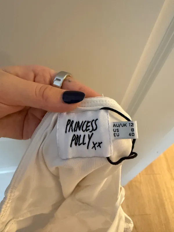 Princess Polly White Bodysuit Mesh - Image 3