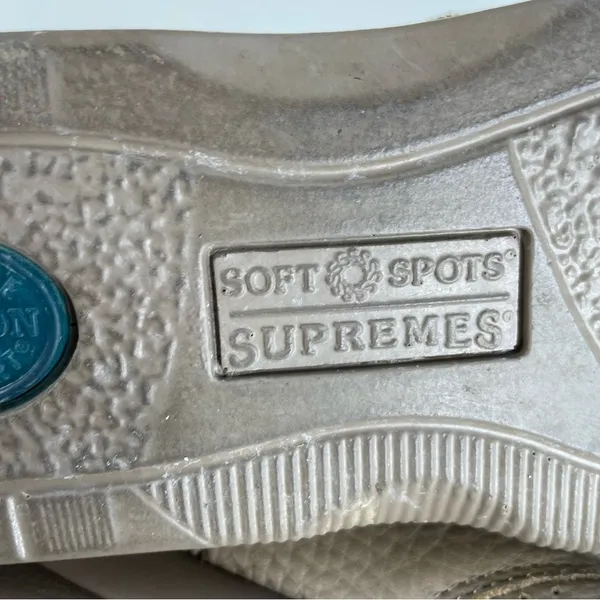 Soft Spots Supreme‎ Lace Up Leather Shoes Size 7WW - Image 6