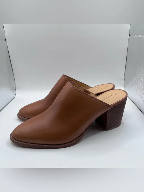 Madewell Harper Mule Tan Leather Loafers. Brand shoe and comfortable size 8 - Image 4