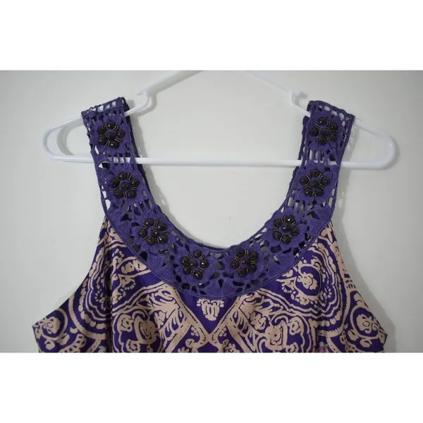 Free People Jewel Crochet Tank Dress Size 10 - Image 6