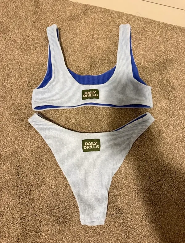 Daily Drills Bikini Set - WORN ONCE! XS/S - Image 4