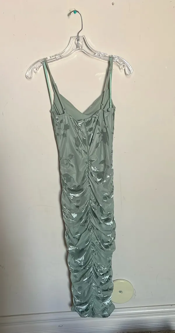 Sage Green Windsor Formal Wedding Guest Dress - Image 2