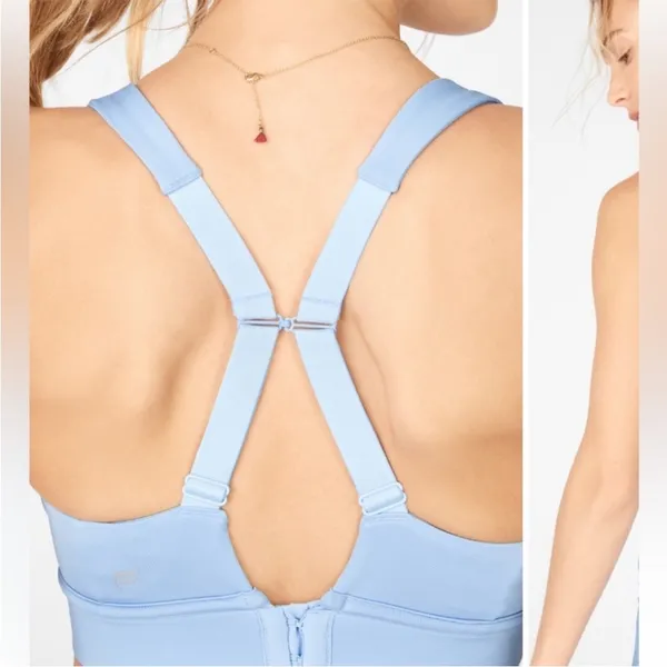 Fabletics Light Blue Sports Bra - Image 3