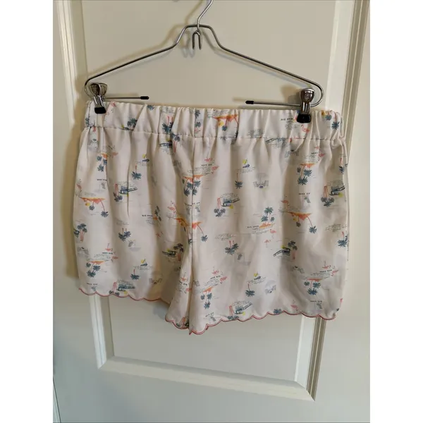 Rae‎ Dunn Tropical Flamingo Camisol & Shorts Pajama Set Xl Scallop Edge - Image 5
