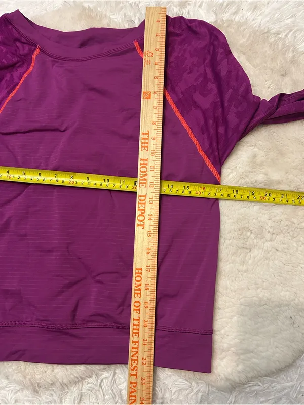 Lululemon Run For Days Women Size 4/6 Purple Regal Plum Long Sleeve Shirt - Image 5
