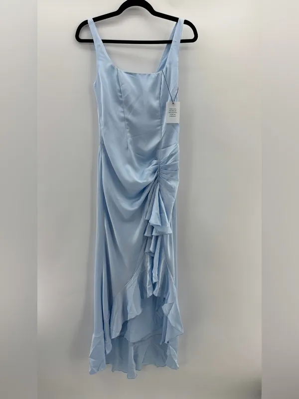 More To Come Phoebe Ruffle Maxi Dress in Baby Blue - Image 4