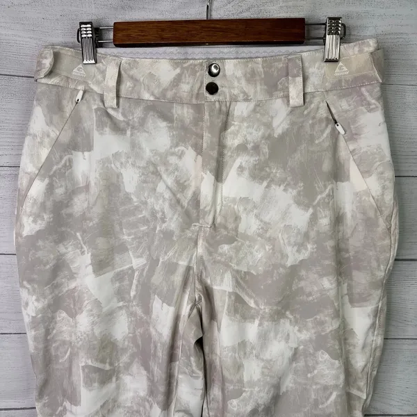 Gerry Womens Medium Abstract Print Fleece Lined Snow Snowboarding Pants Gray - Image 3