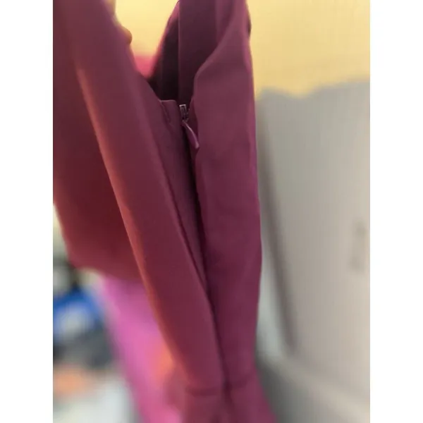Lulus Showing Off A Little Magenta Asymmetrical Tulip Midi Dress XS Formal NWT - Image 8