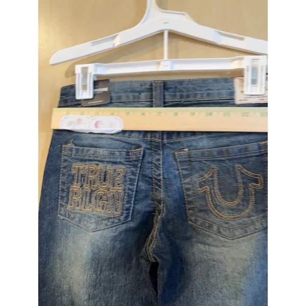 True Religion Junior Geno Slim Fit Straight Jeans, Size 14 - Image 6