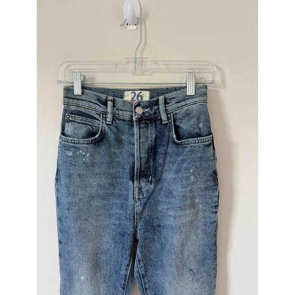 We the Free Free People Button Fly Bootcut Denim Jeans Blue Size 26 - Image 3