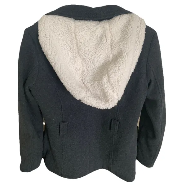 Altar d' state women's dark grey cotton jacket with front buttons, size M 0031 - Image 2