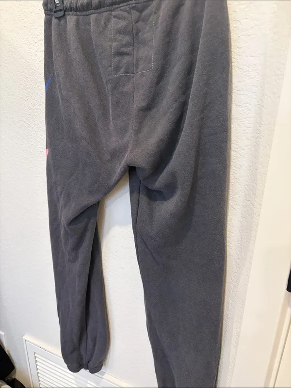 Aviator Nation Bolt Sweatpants in Rainbow Pink Size M - Image 5