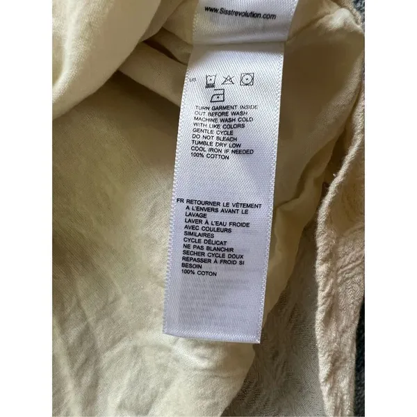 Sisstrevolution Ivory Bonnie Sleeveless Woven Mini Dress Small - Image 7