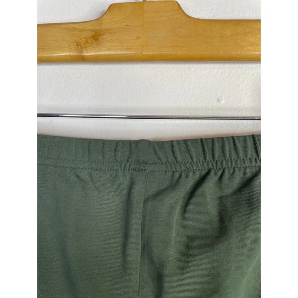 J Jill Pima Cotton Ankle Leggings Deep Olive Fall Winter Pants Neutral S New NWT - Image 8
